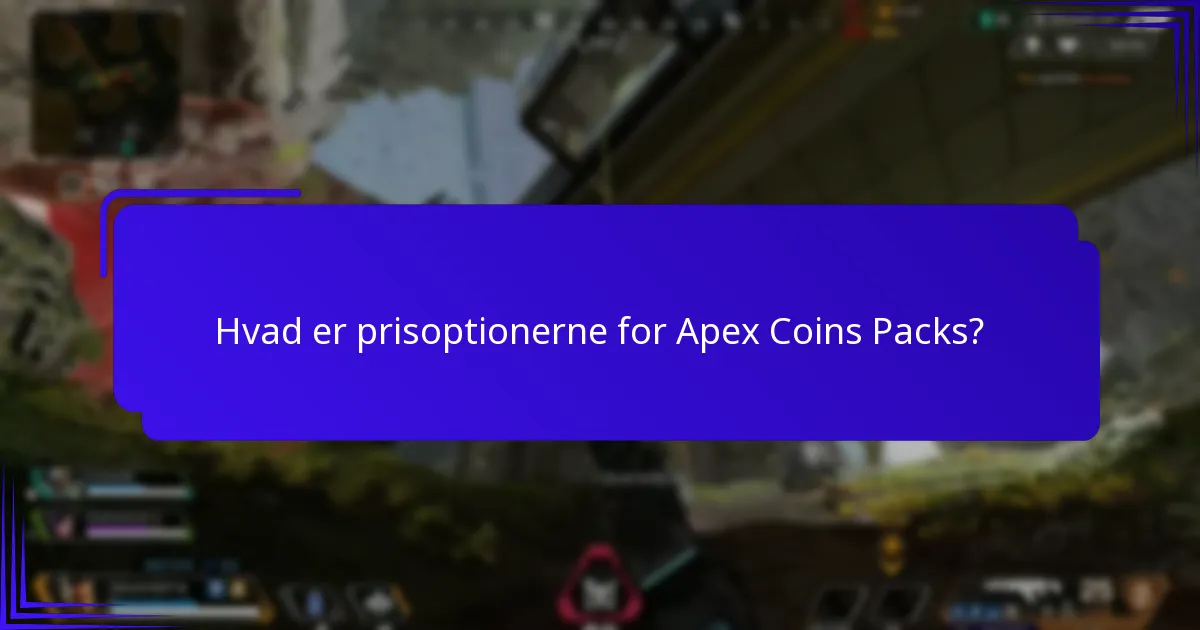 Hvilke eksklusive genstande er tilgængelige i Apex Coins Packs?