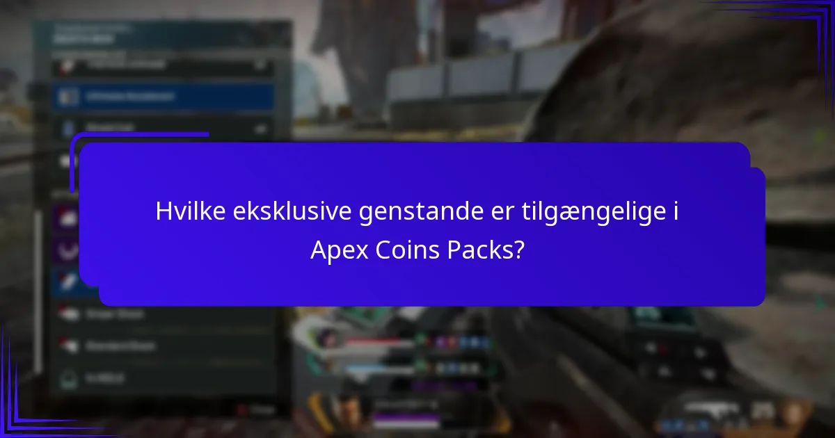 Hvad er prisoptionerne for Apex Coins Packs?