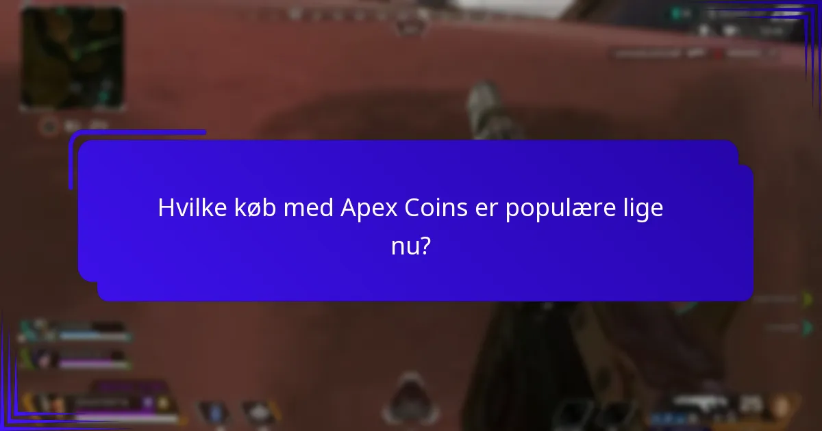 Hvad er fællesskabets præferencer vedrørende brugen af Apex Coins?